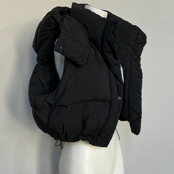 Lululemon Athletica Black Wunder Puff Cropped Puffer Vest - Picture 6 of 12